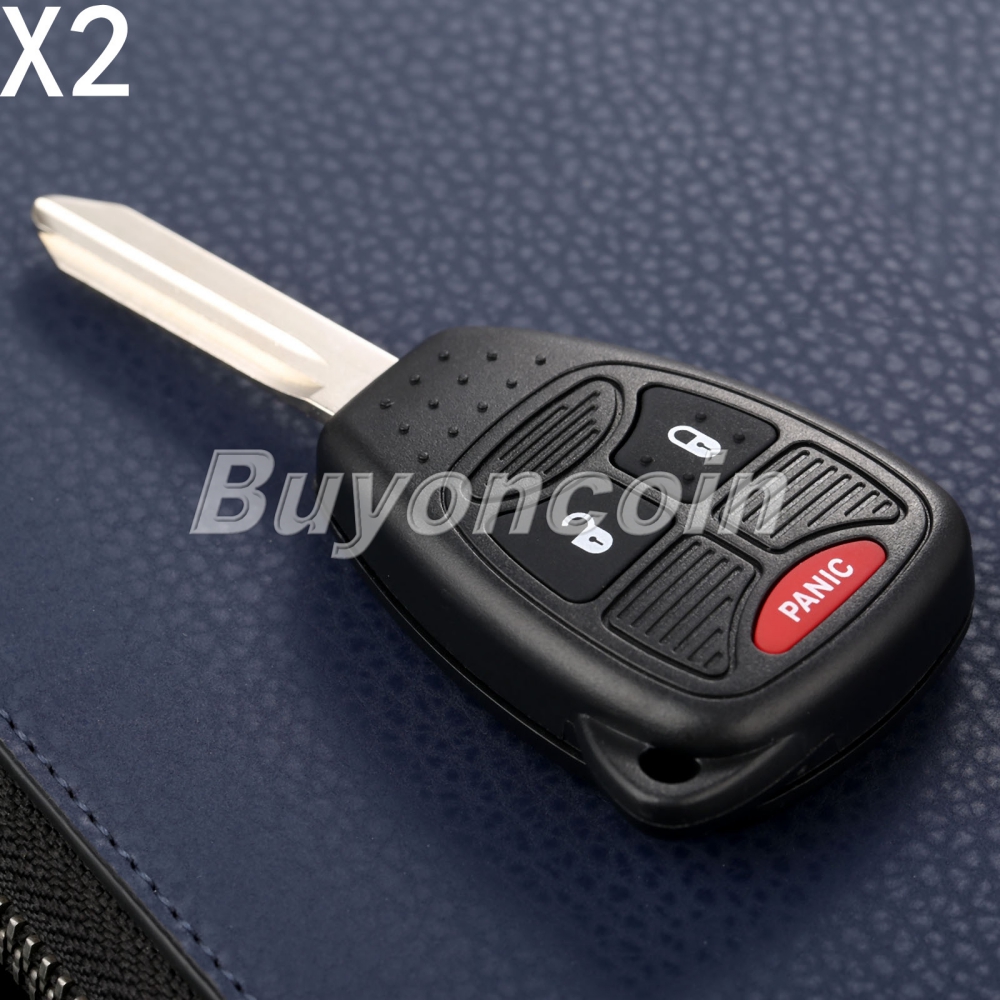 Motors New Key Fob Remote Shell Case for a 2007 Jeep Wrangler w/ 3 Buttons  In Car Technology, GPS & Security YA9921664