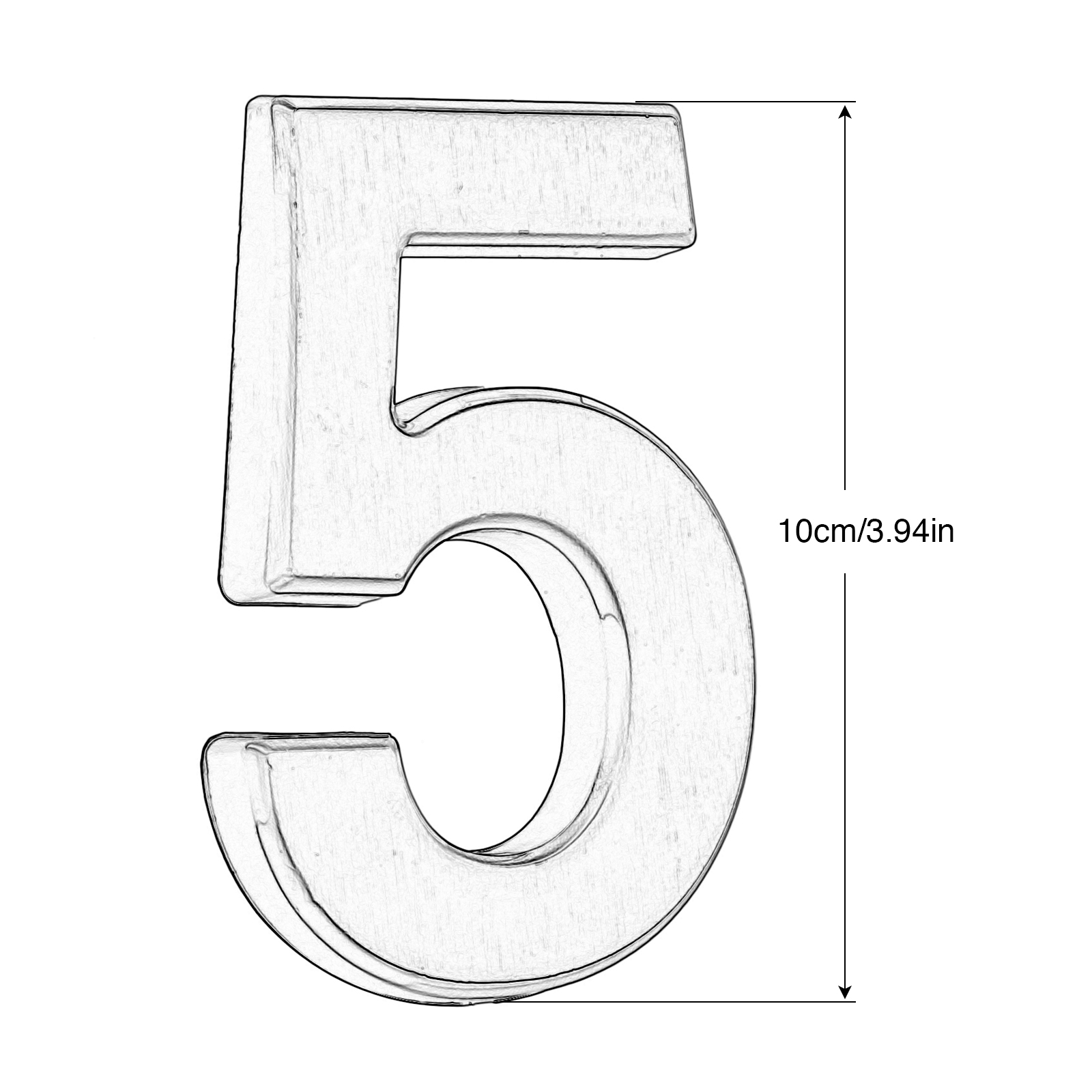 Details about   Plastic Door Numbers Plate Plaques Sign Stickers Polished Self Adhesive 3D 10cm